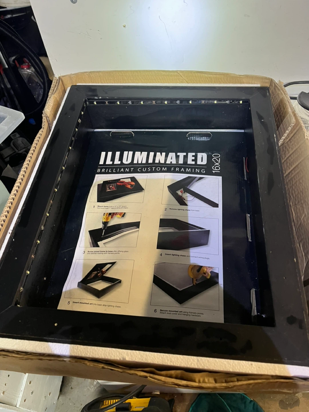 Illuminated 16x20 Brilliant Custom Framing Kit