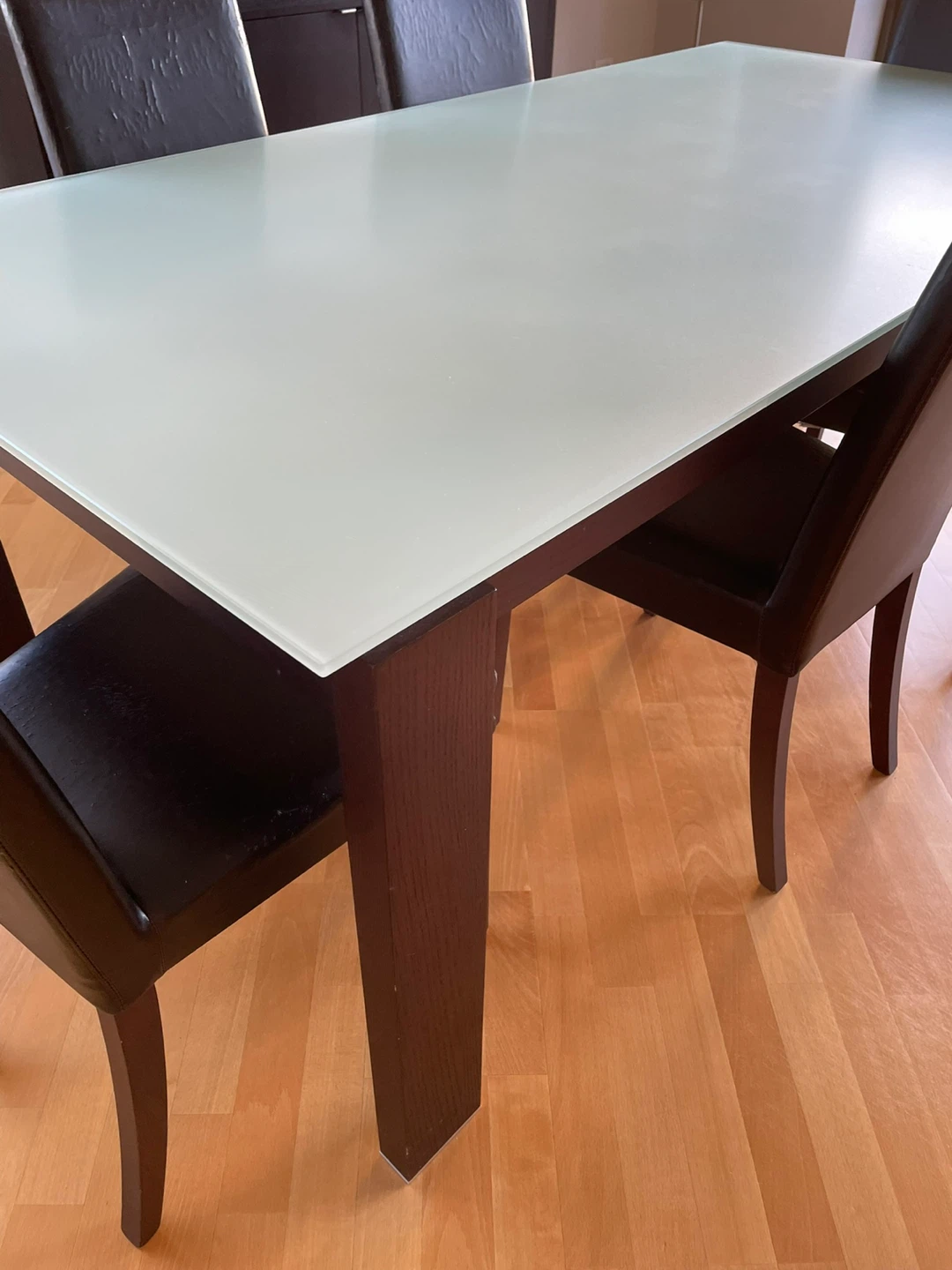 Marshall Field’s Glass top dining room table for 6 - photo 4