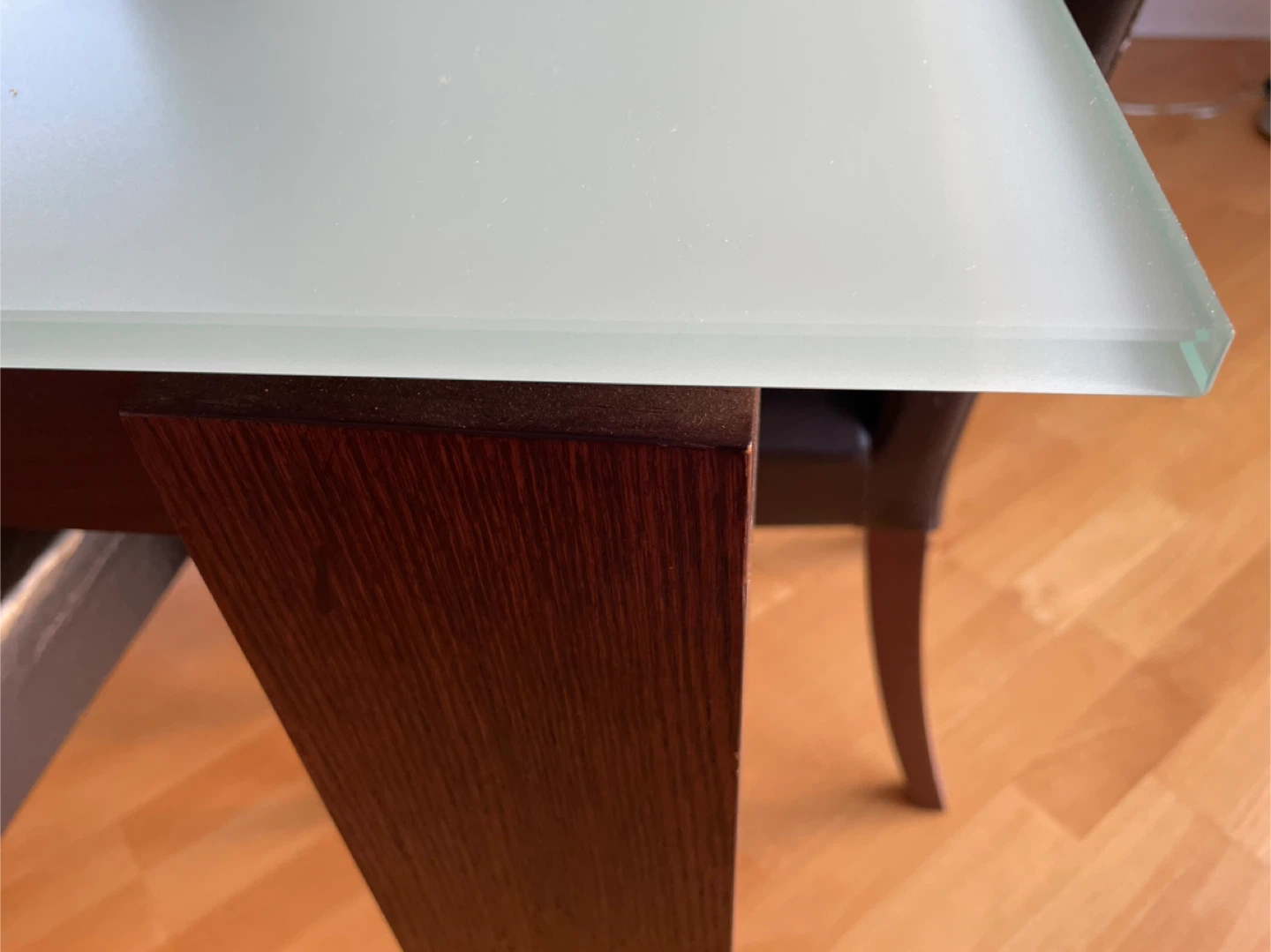 Marshall Field’s Glass top dining room table for 6 - photo 3