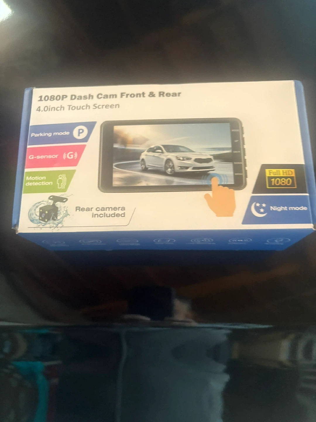 1080P Dash Cam Front & Rear 4.0 Inch Touch Screen