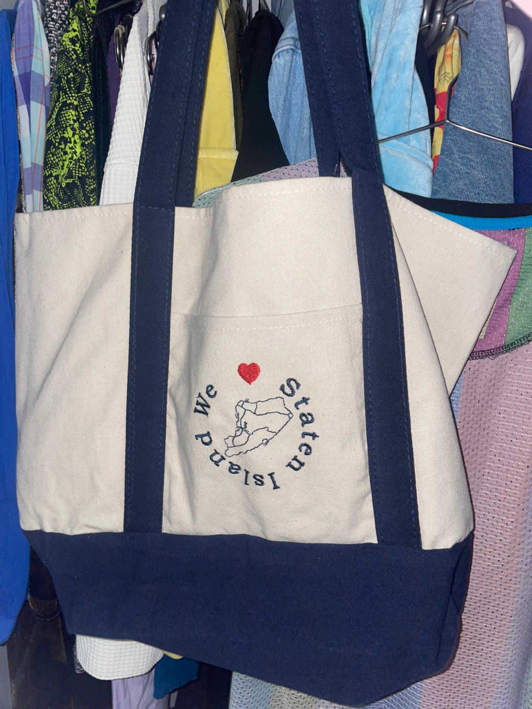 Canvas Tote Bag - We Love Staten Island