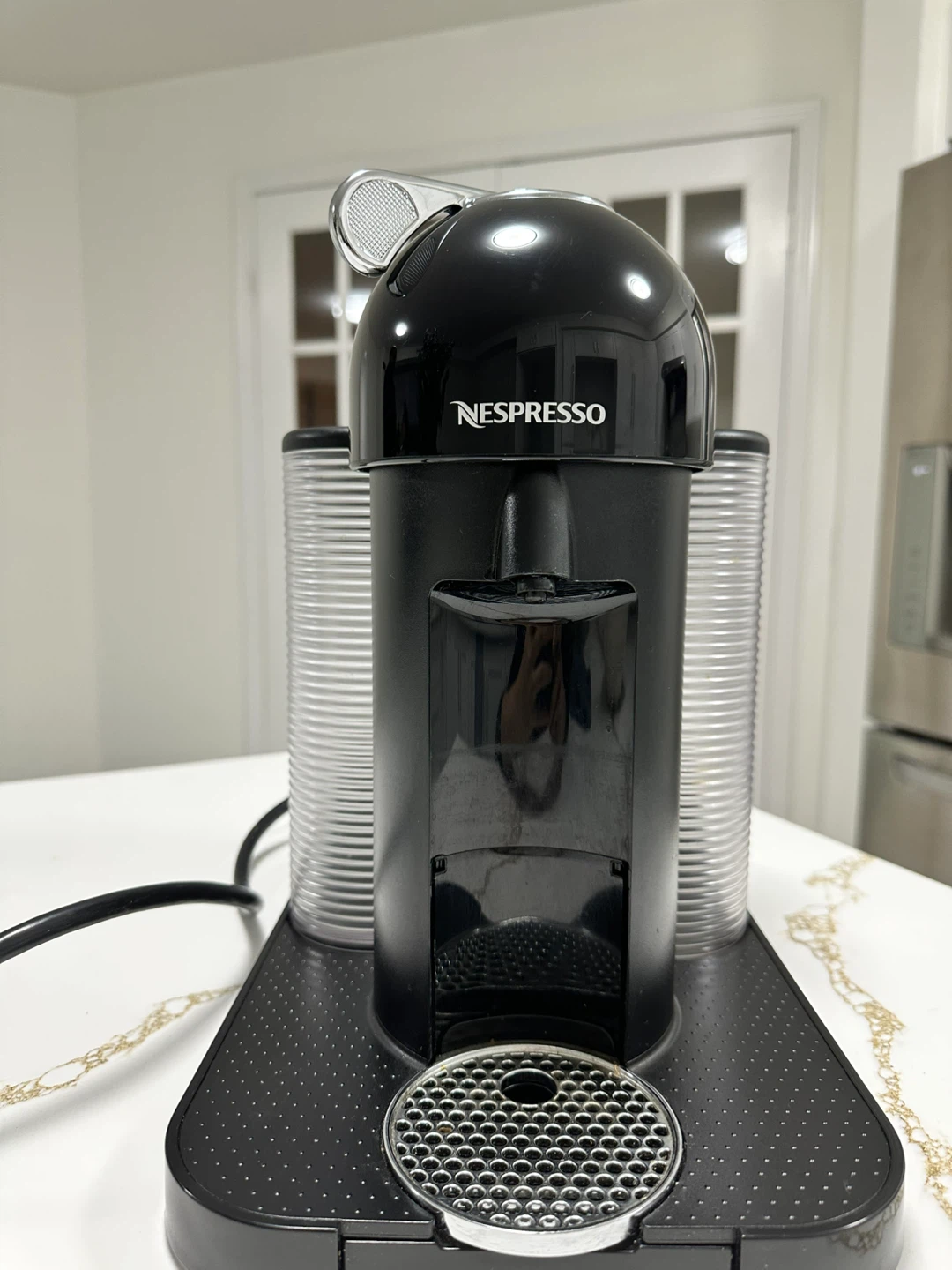 Black Nespresso Coffee Machine