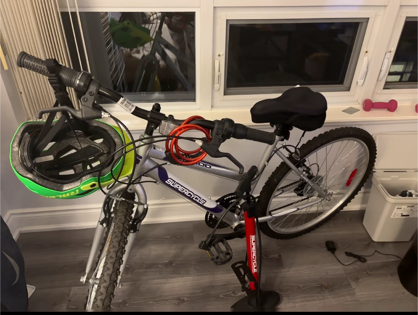 Supercycle Mountain Bike with Helmet and Pump