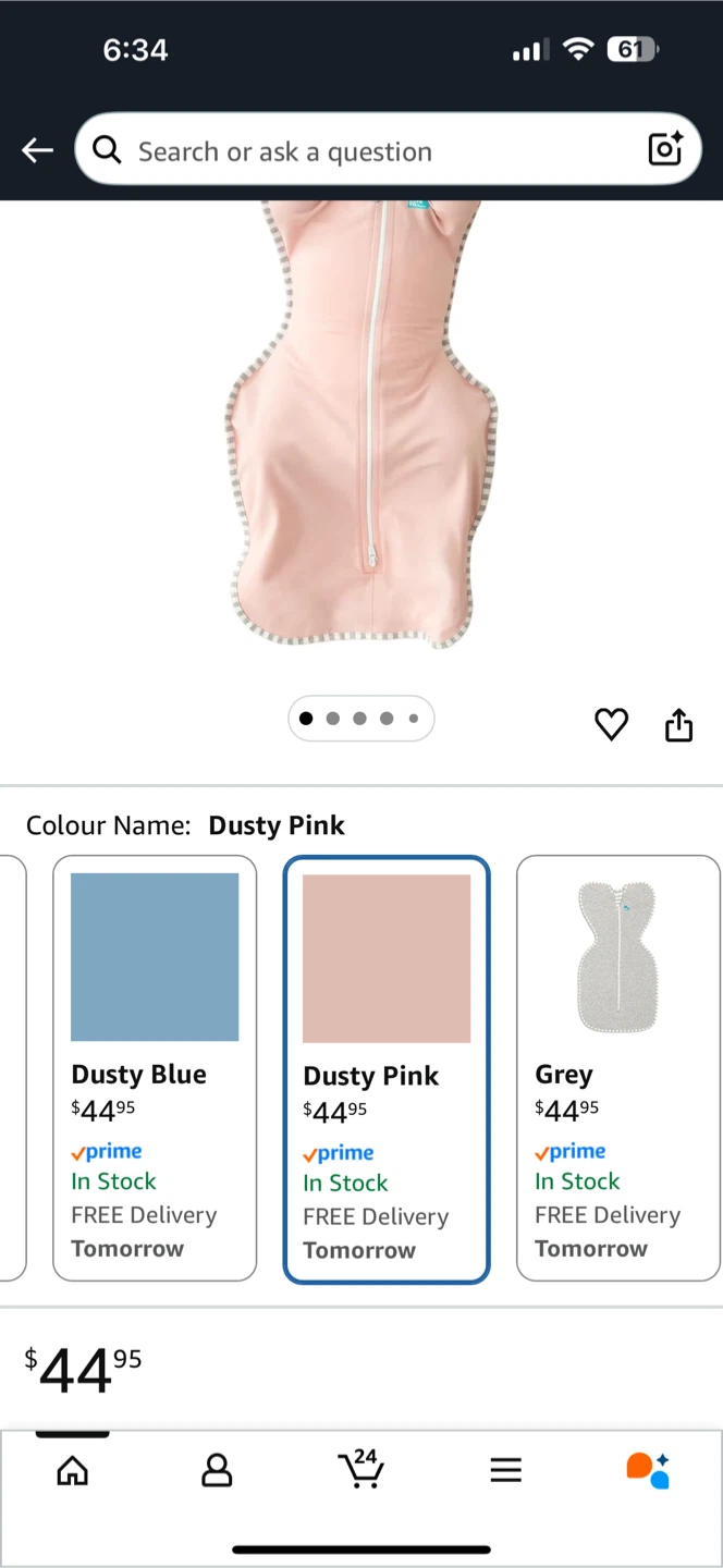 Love To Dream Swaddle Newborn Dusty Pink - photo 2