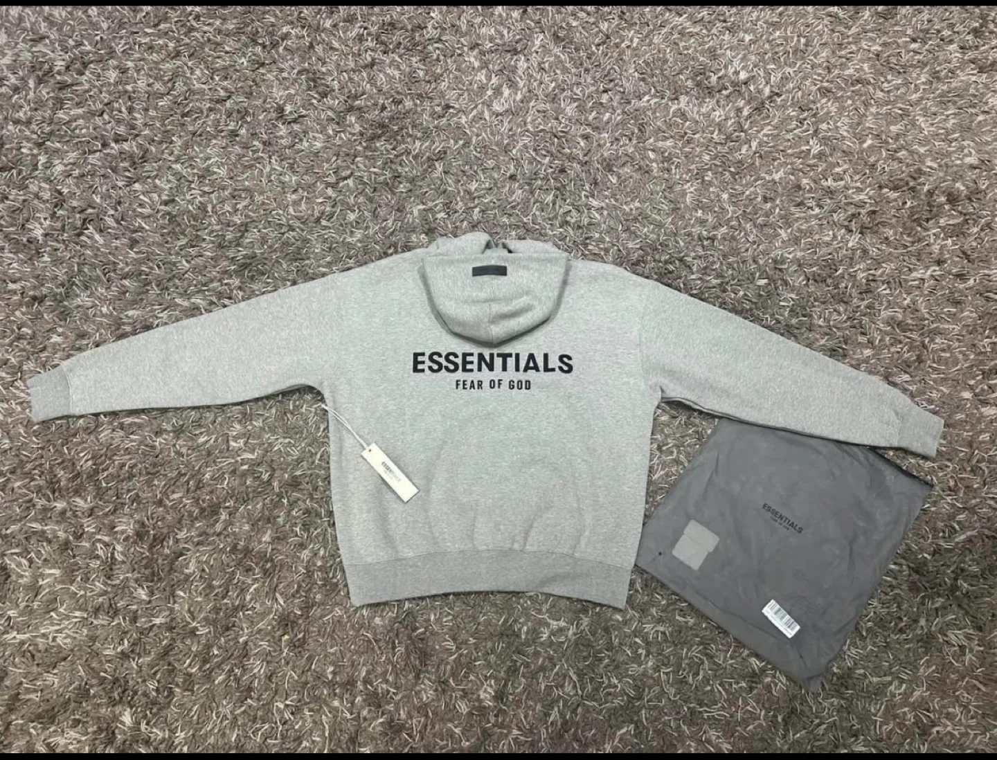 ESSENTIALS Fear of God Grey Hoodie - photo 2