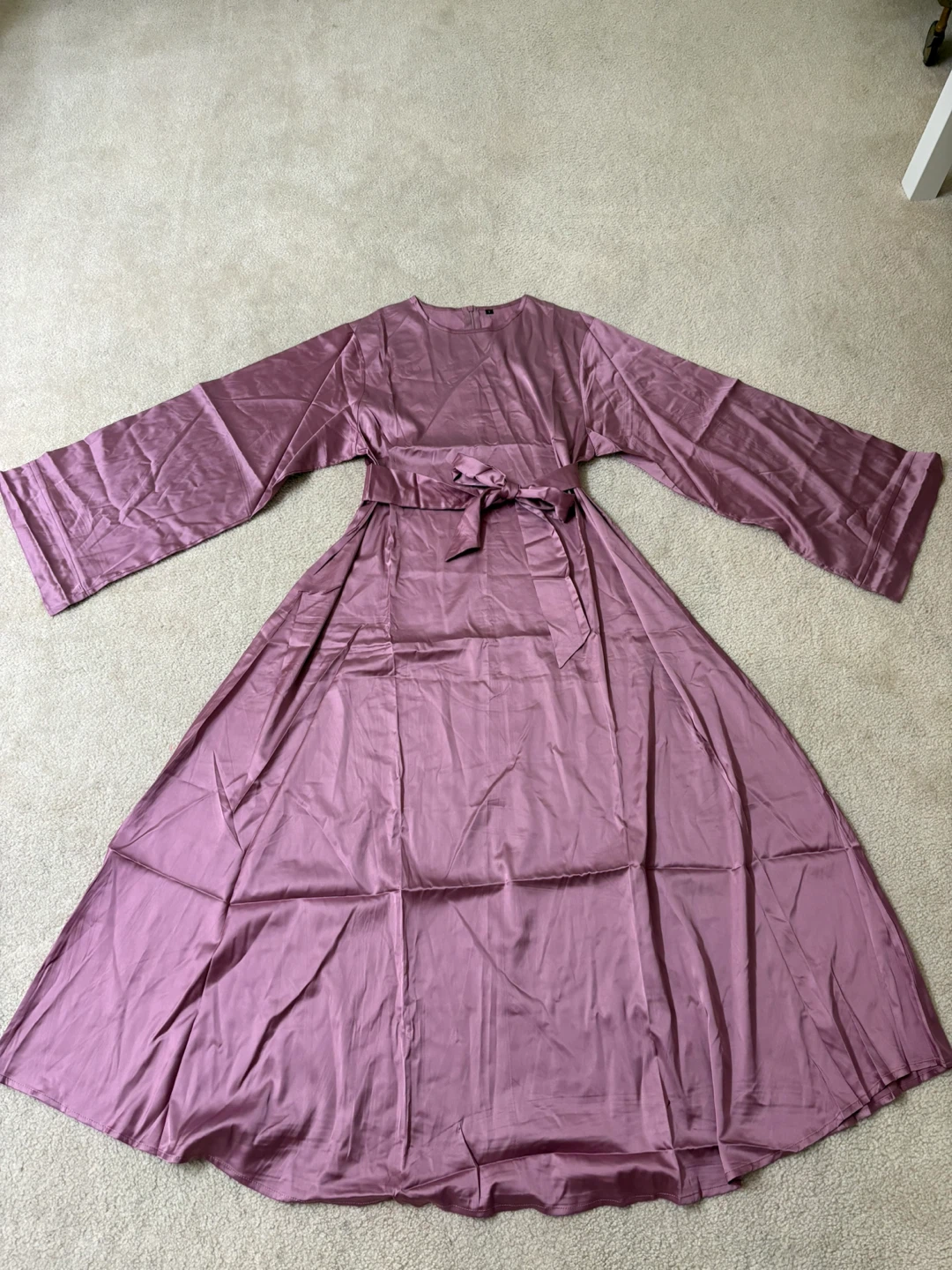 Women's Satin Maxi Dress - photo 4