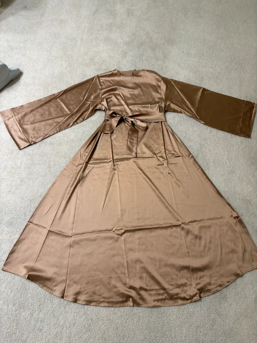 Women's Satin Maxi Dress - photo 5
