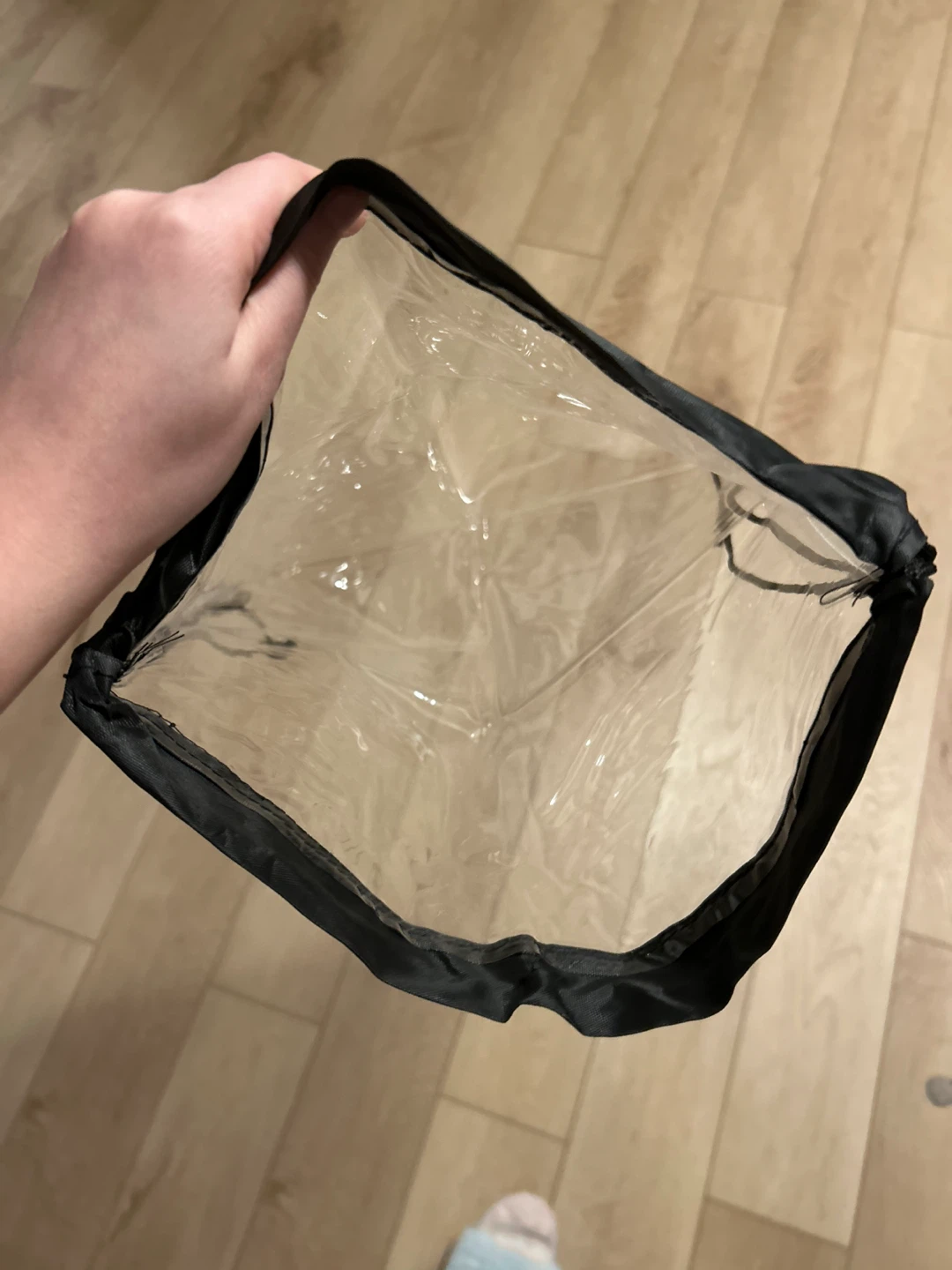 Clear drawstring bag - photo 2