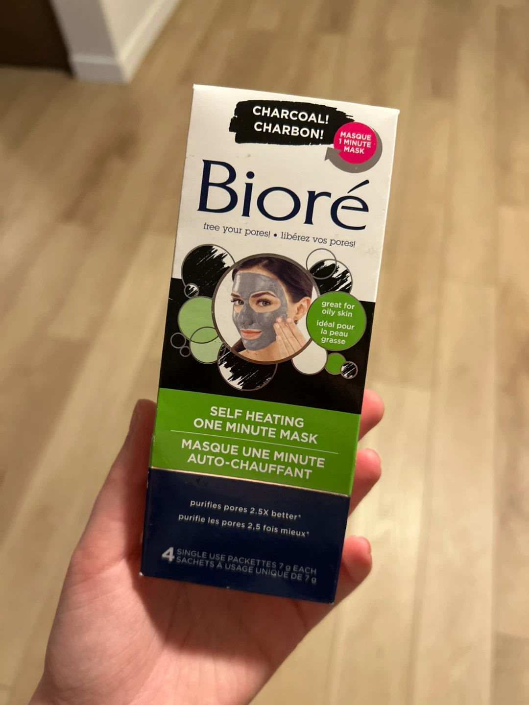 Biore Self Heating One Minute Mask