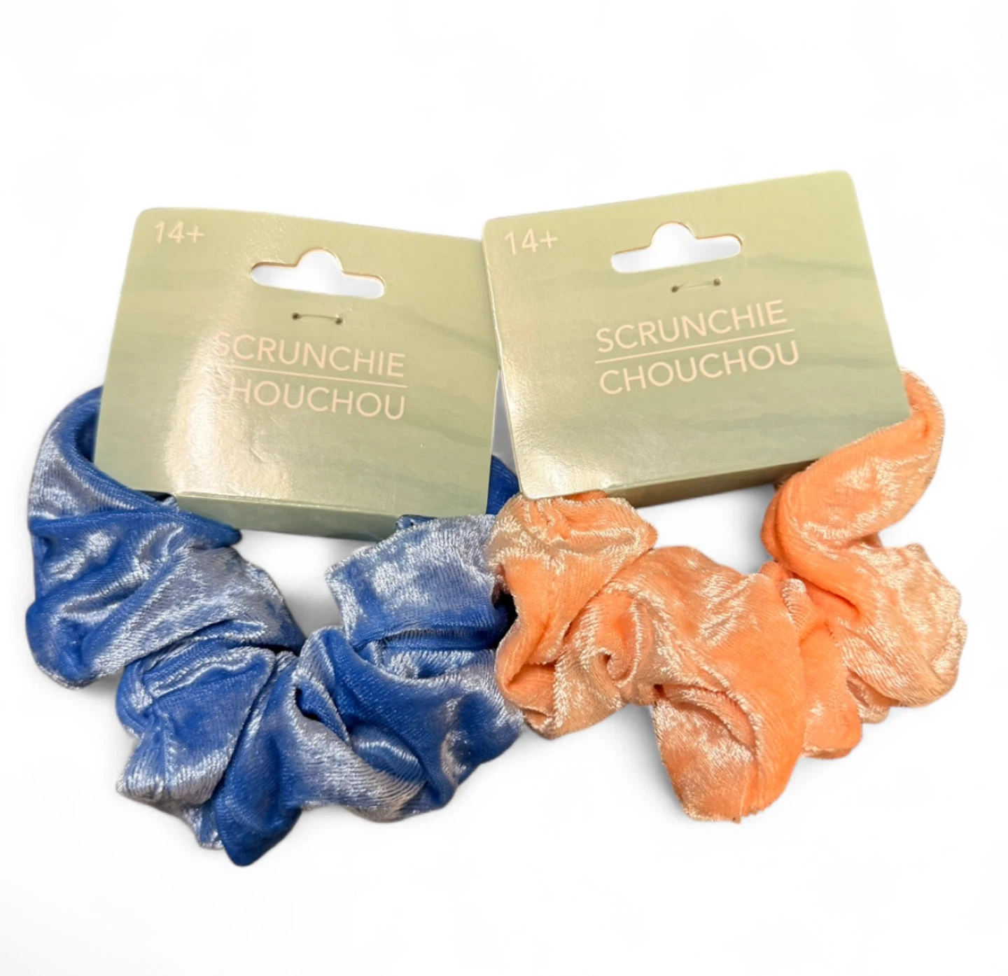 BNWT Large Velvet Velour Hair Scrunchies