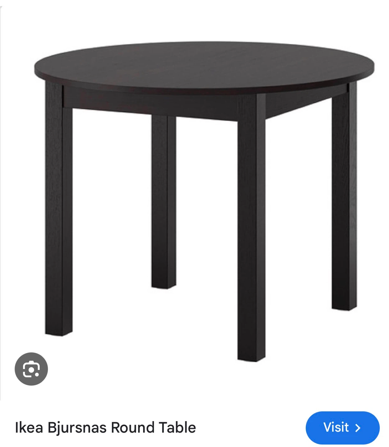 Ikea Bjursnas Round Table
