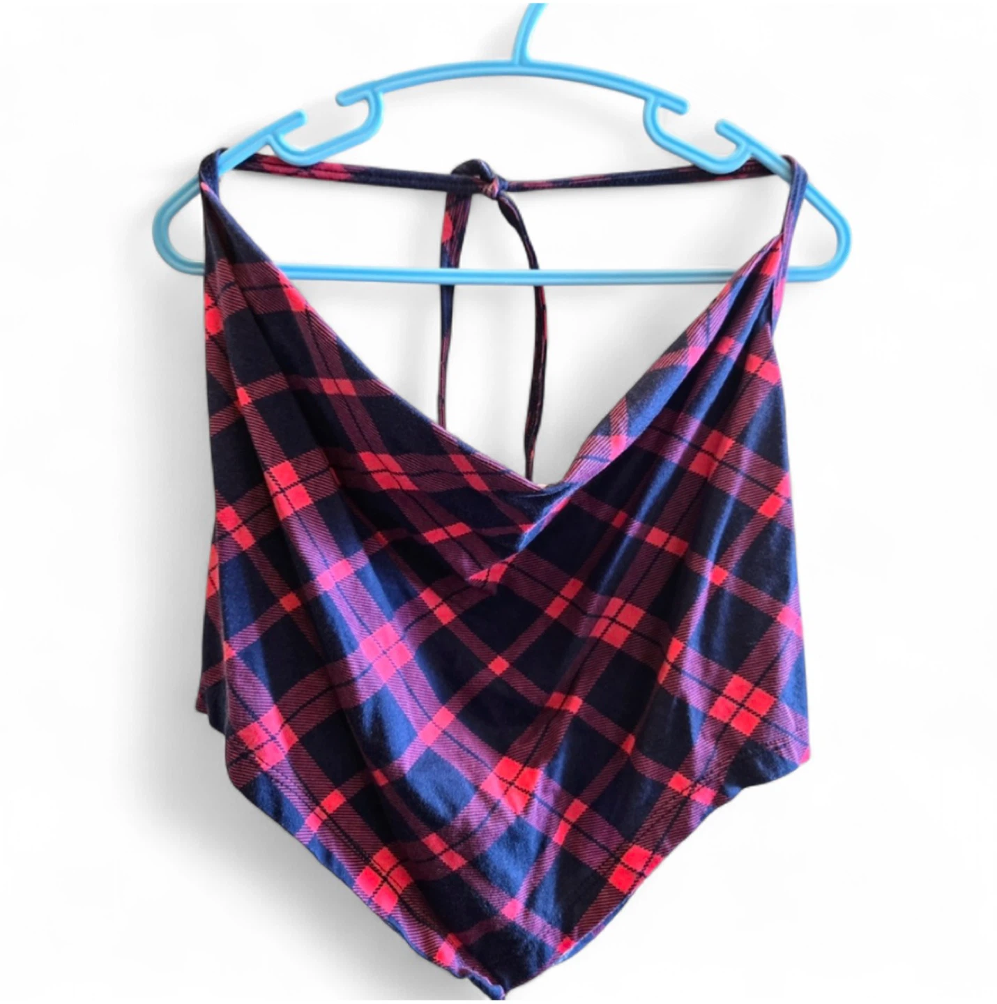 Plaid Tartan Halter Tank Top - Forever 21