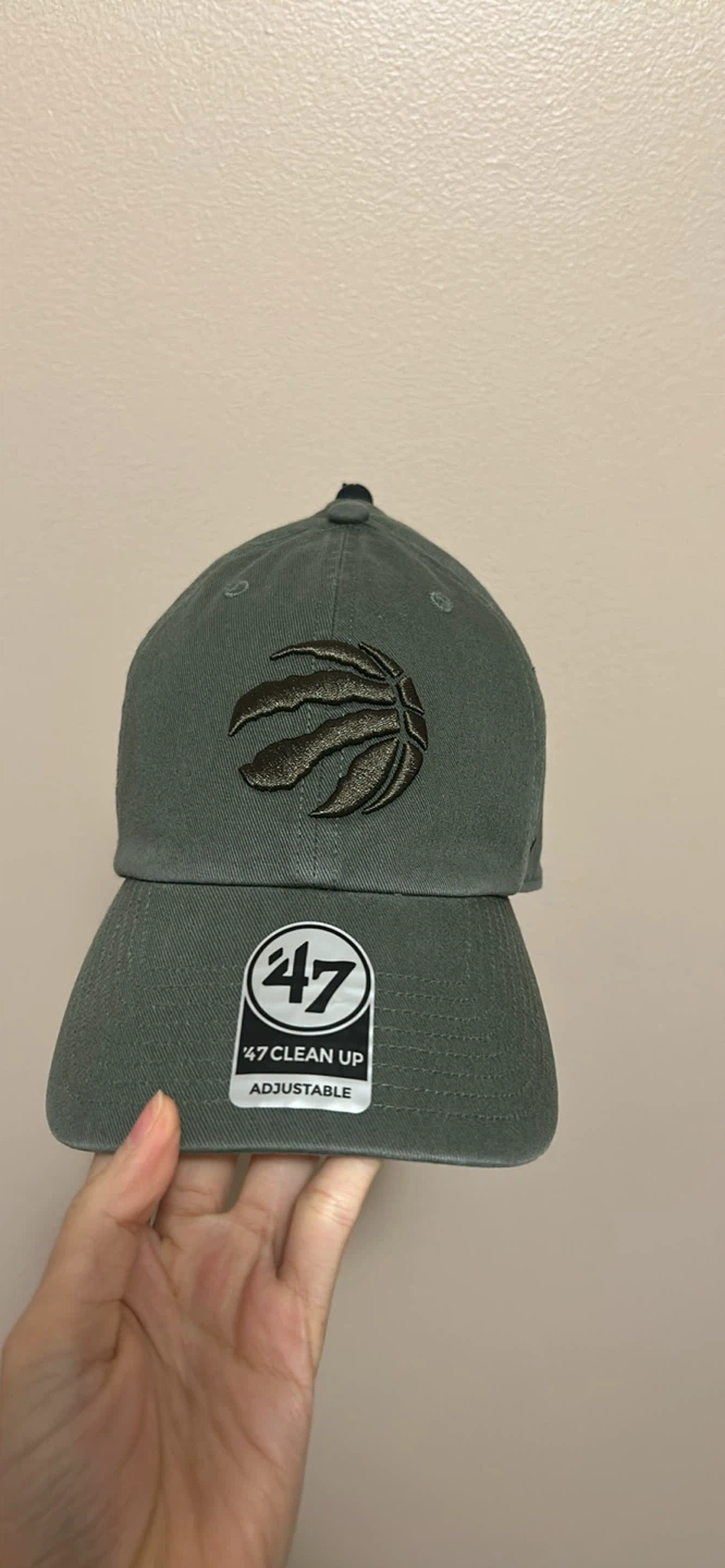47 Brand Toronto Raptors Clean Up Adjustable Hat