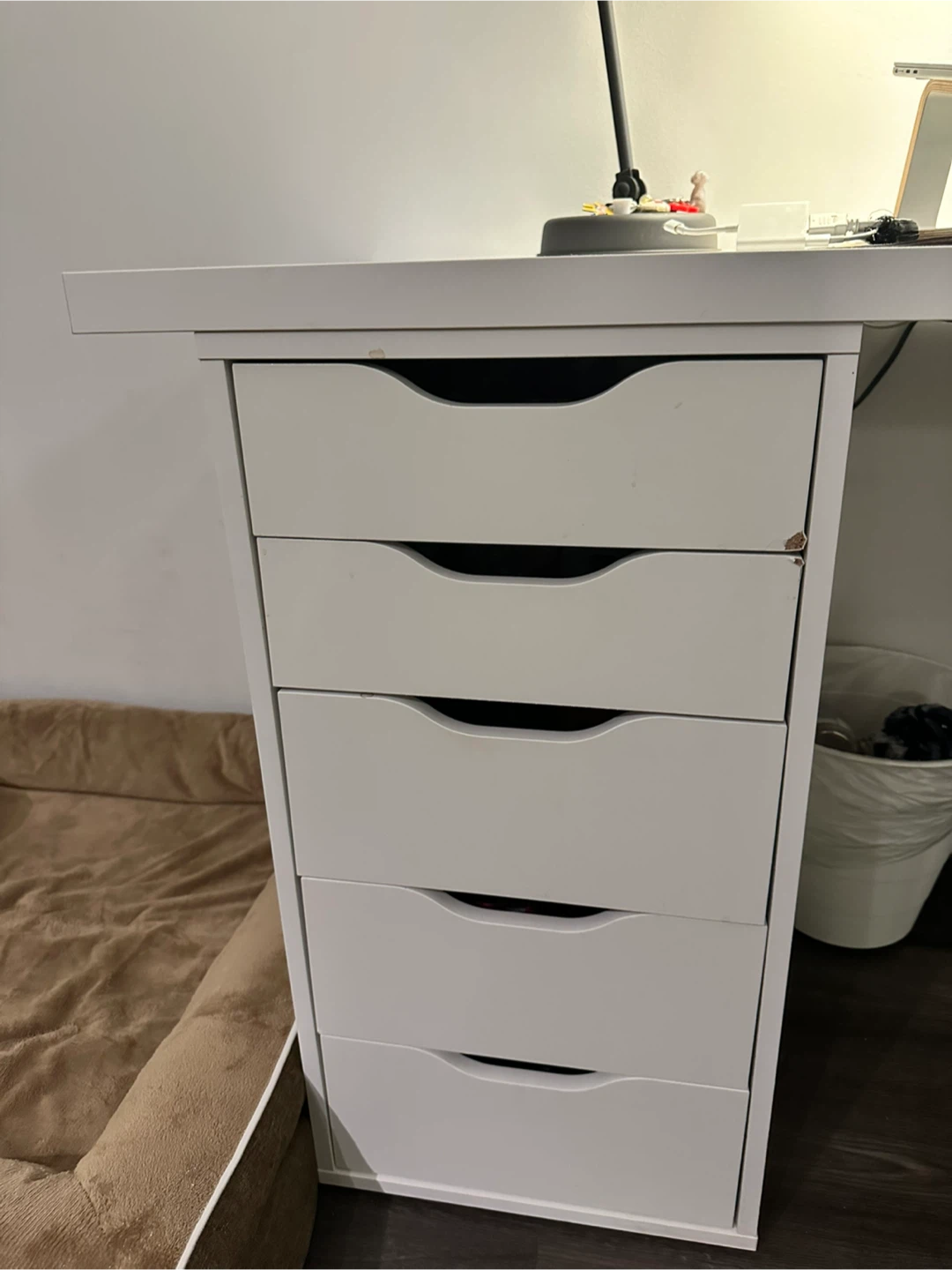 IKEA ALEX 5-Drawer work desk