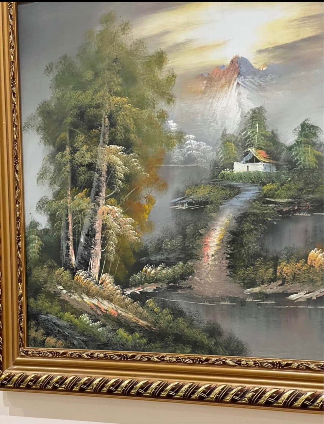 Framed Landscape Oil Painting - photo 2