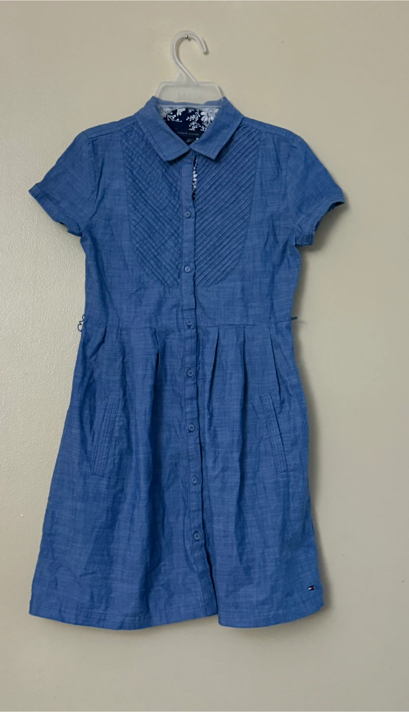 Tommy Hilfiger Girls Blue summer dress size 12/14 - photo 3