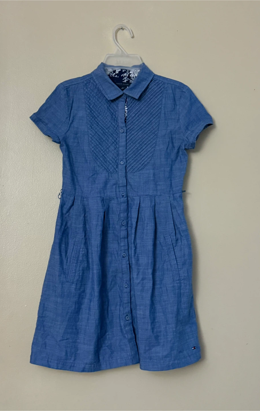 Tommy Hilfiger Girls Blue summer dress size 12/14