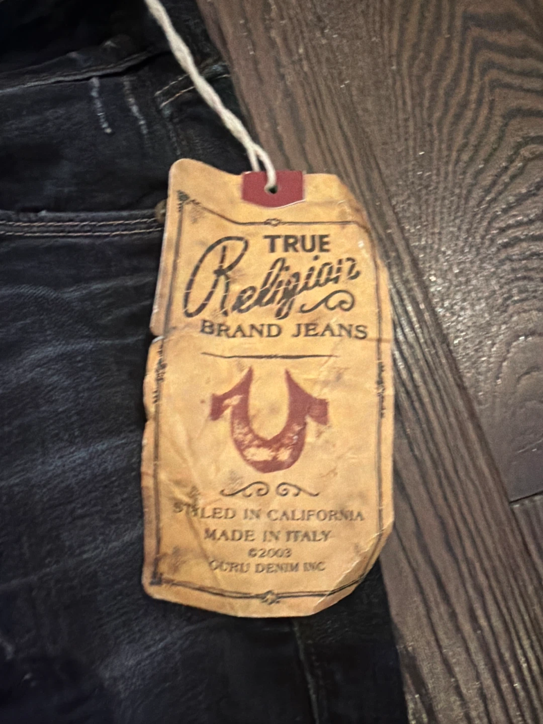 True Religion Distressed Black Skinny Jeans Size 24 - photo 2