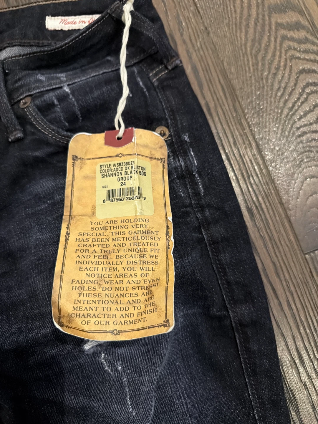 True Religion Distressed Black Skinny Jeans Size 24 - photo 4