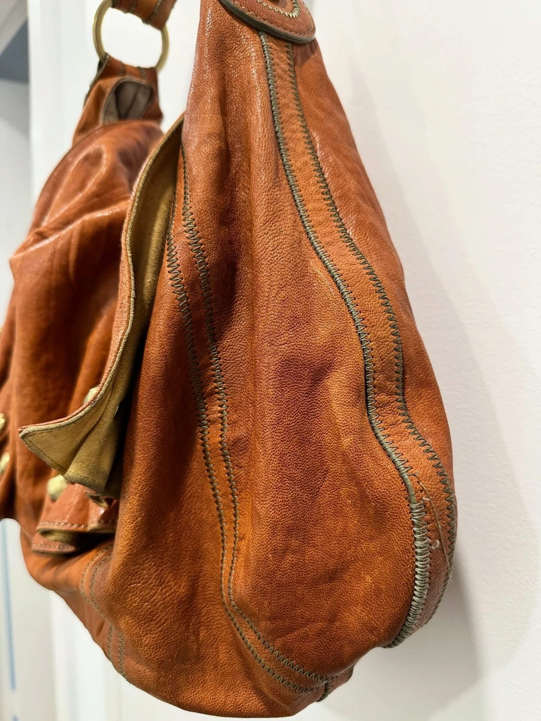 7 For All Mankind Leather Hobo Bag - photo 4