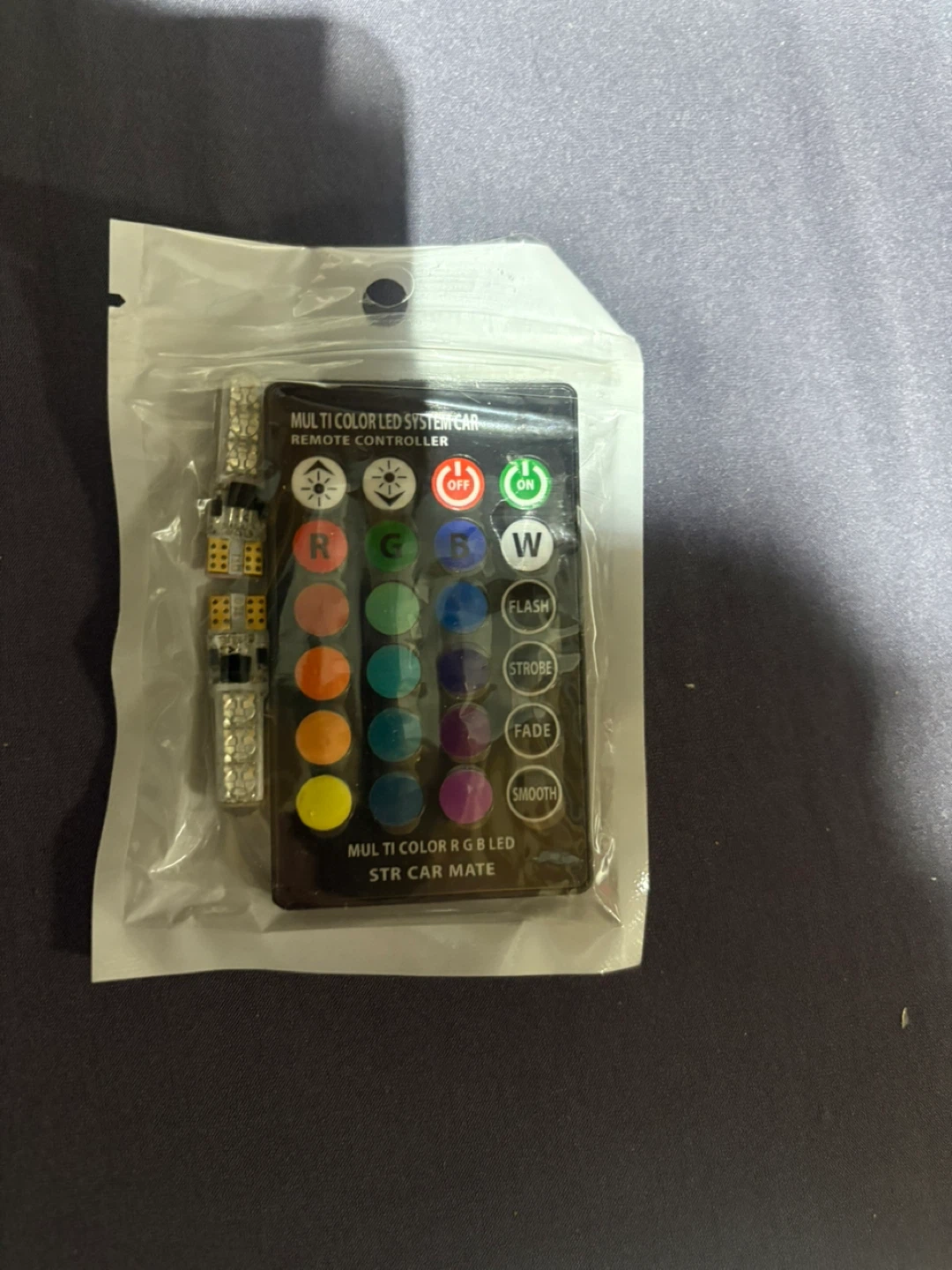Multi Color RGB LED Car System with Remote