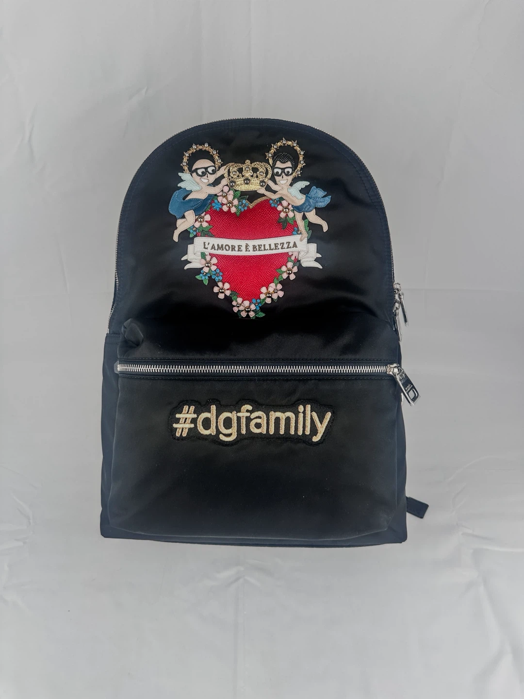 Dolce & Gabbana Family Patch Backpack New with tags