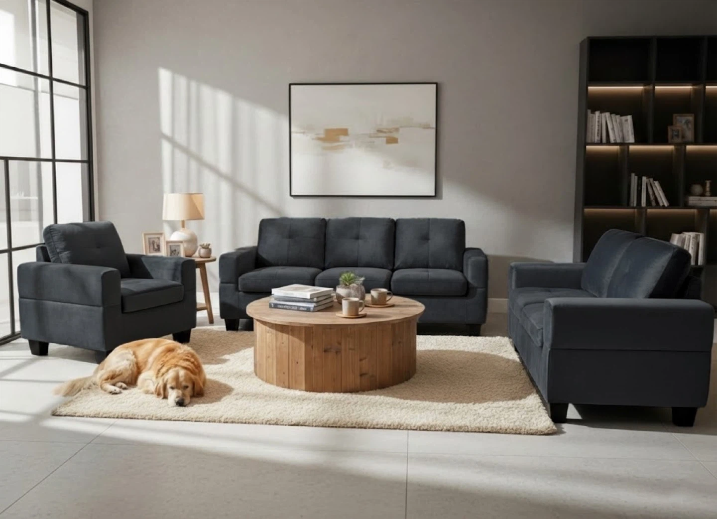3 pcs sofa set - photo 4