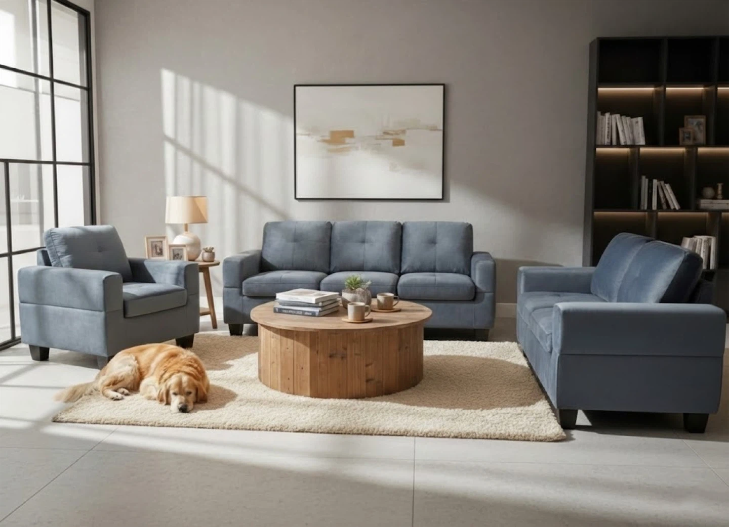 3 pcs sofa set - photo 5