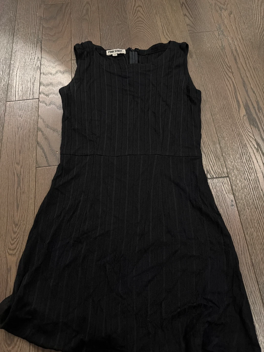 Pink Soda Black Sleeveless Dress Size 32