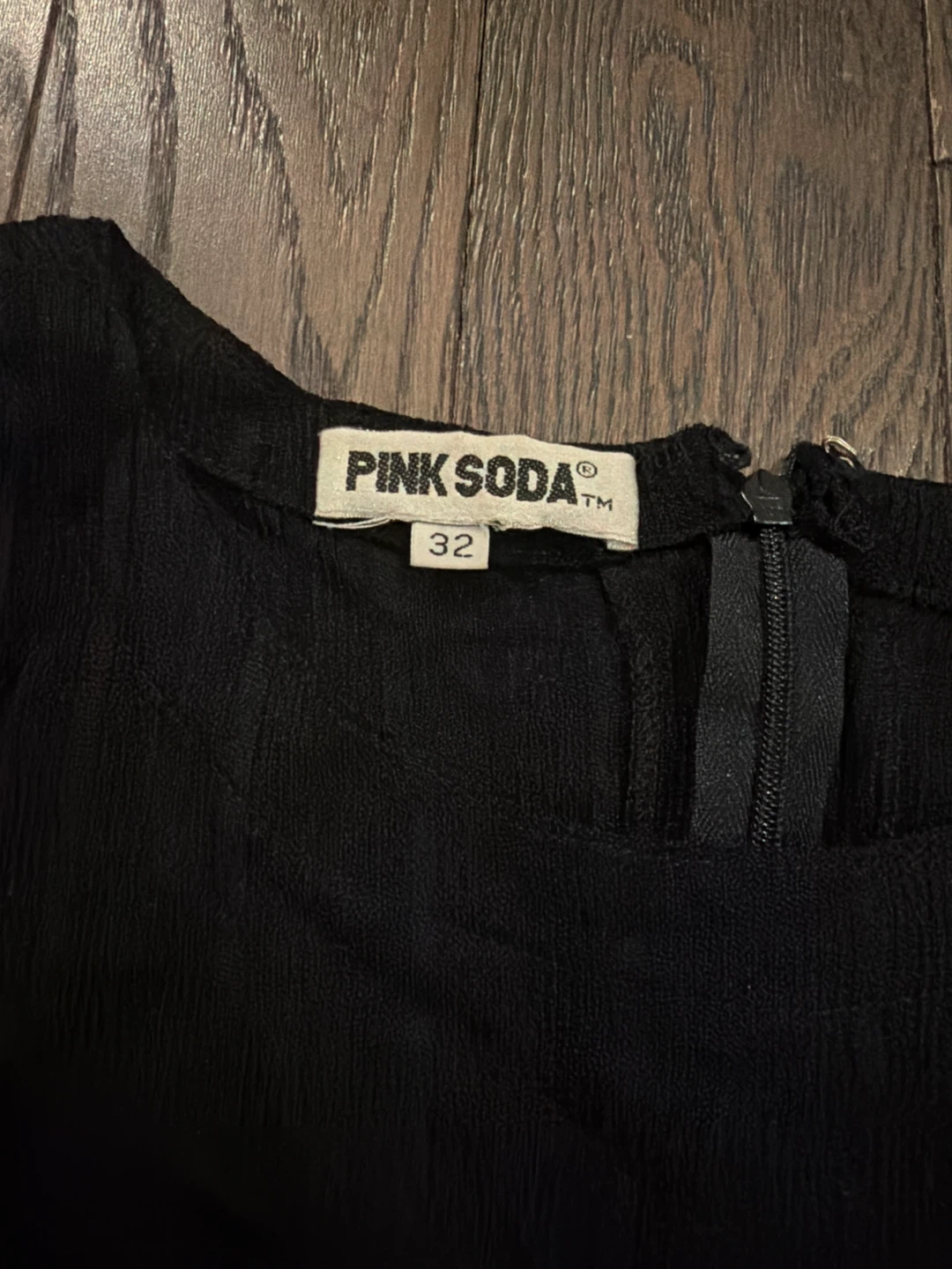 Pink Soda Black Sleeveless Dress Size 32 - photo 2