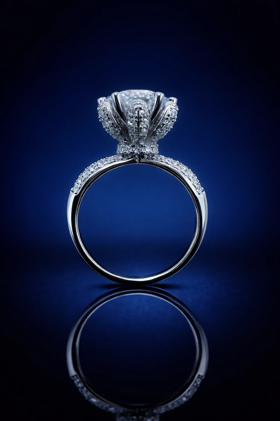 3Carat Moissanite Engagement Ring with GRA Certificate - photo 3