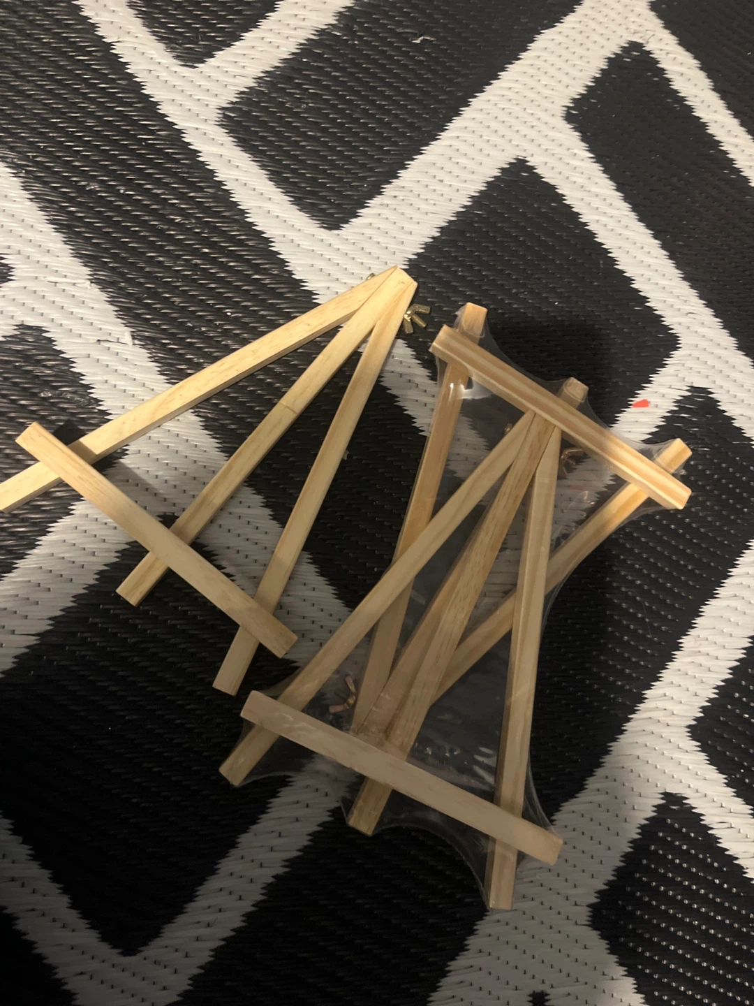 Mini Wooden Easels Set 3 pieces