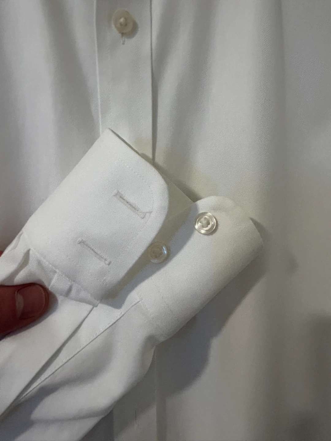 Charles Tywritt white non-iron dress shirt men neck size 16 - photo 4