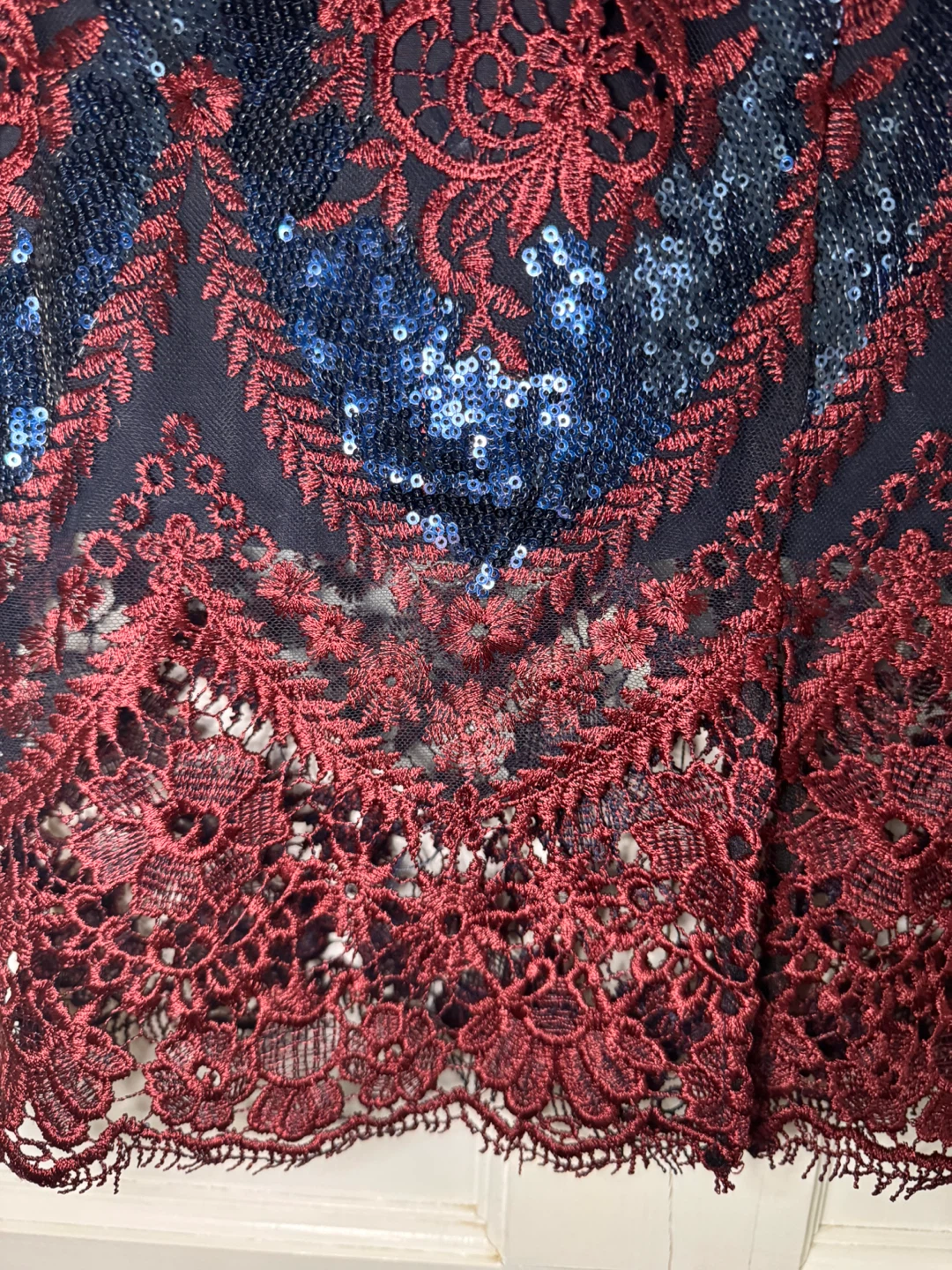 Patrizia Pepe Sequin Lace Pencil Skirt - photo 5