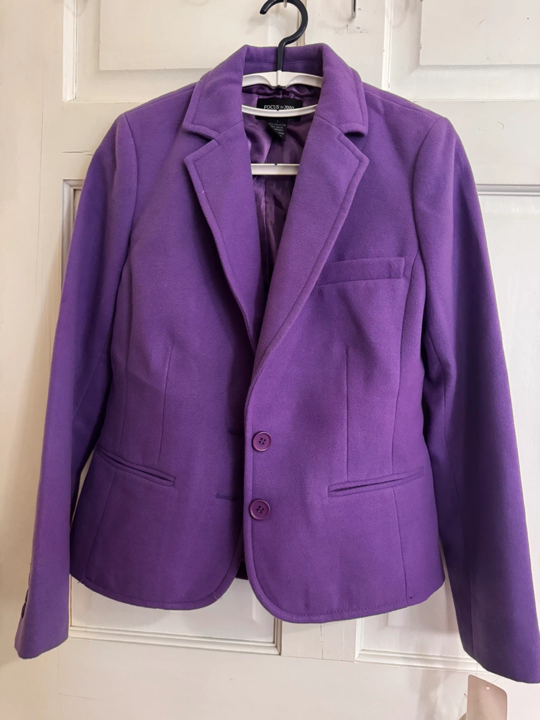 Focus 2000 Purple Blazer - Size 4
