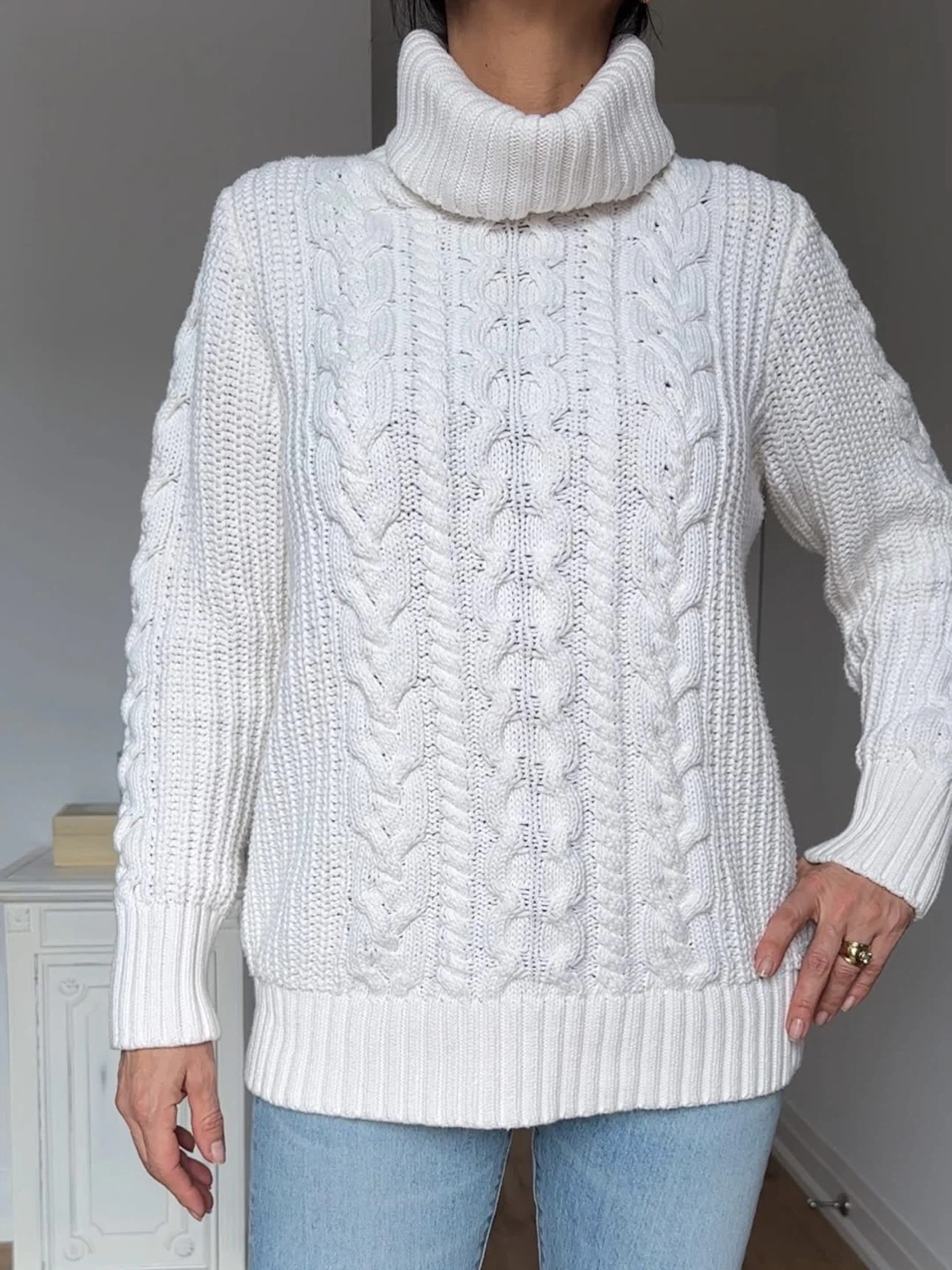 Y2K Gap Cable Knit Chunky Turtleneck - photo 2