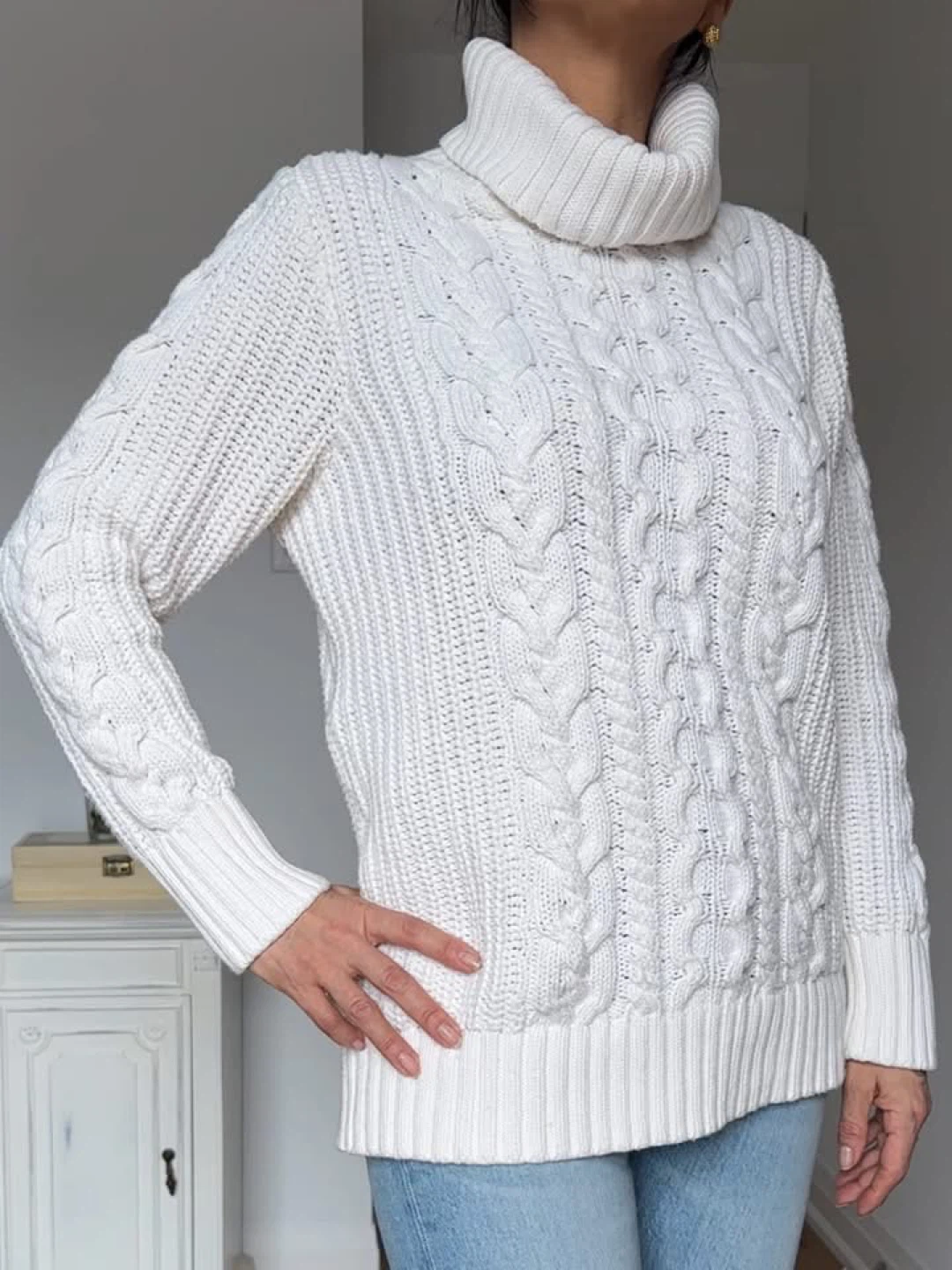 Y2K Gap Cable Knit Chunky Turtleneck - photo 4