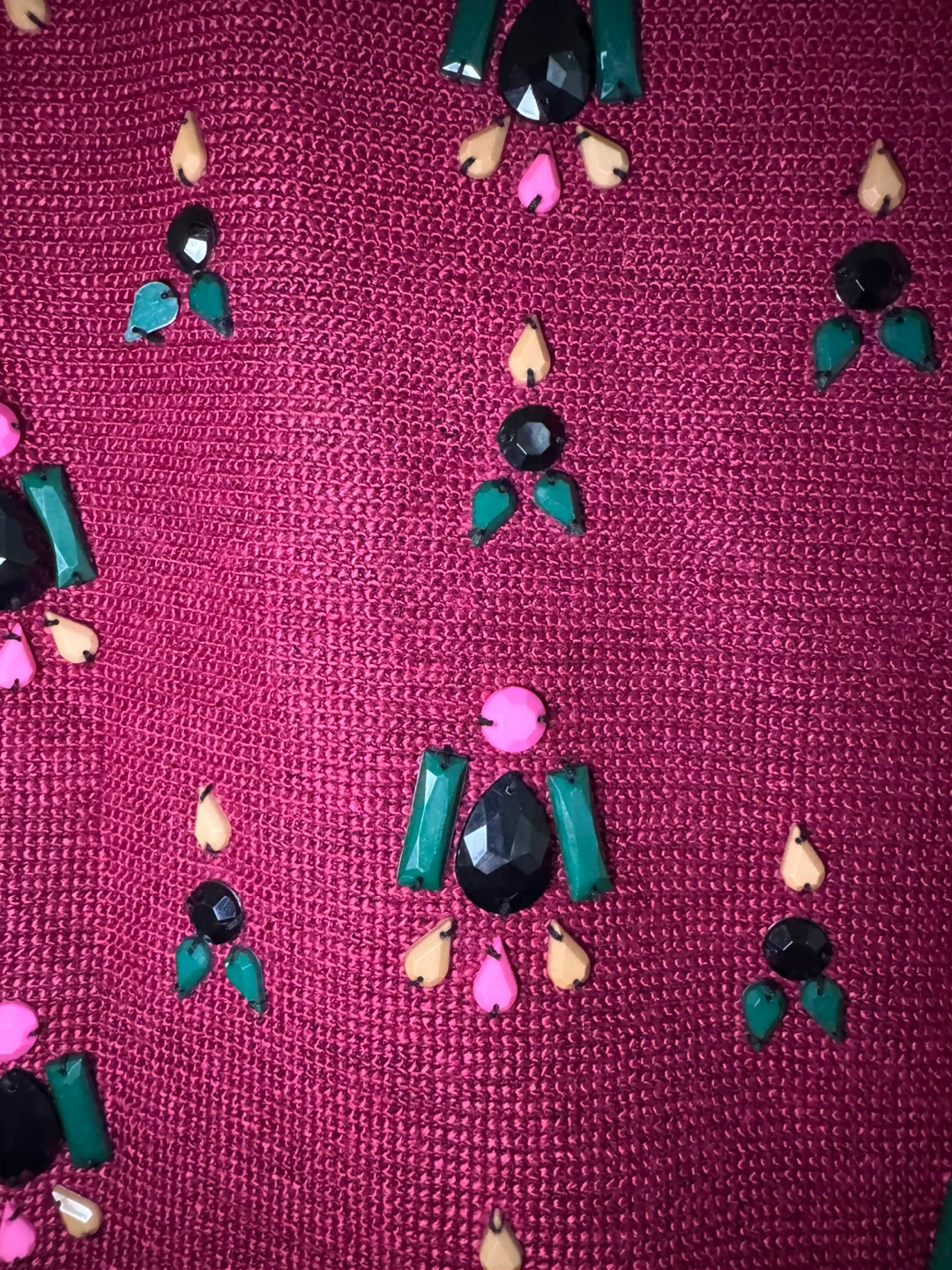 Dolce Vita Embellished Peplum Top Size S - photo 2
