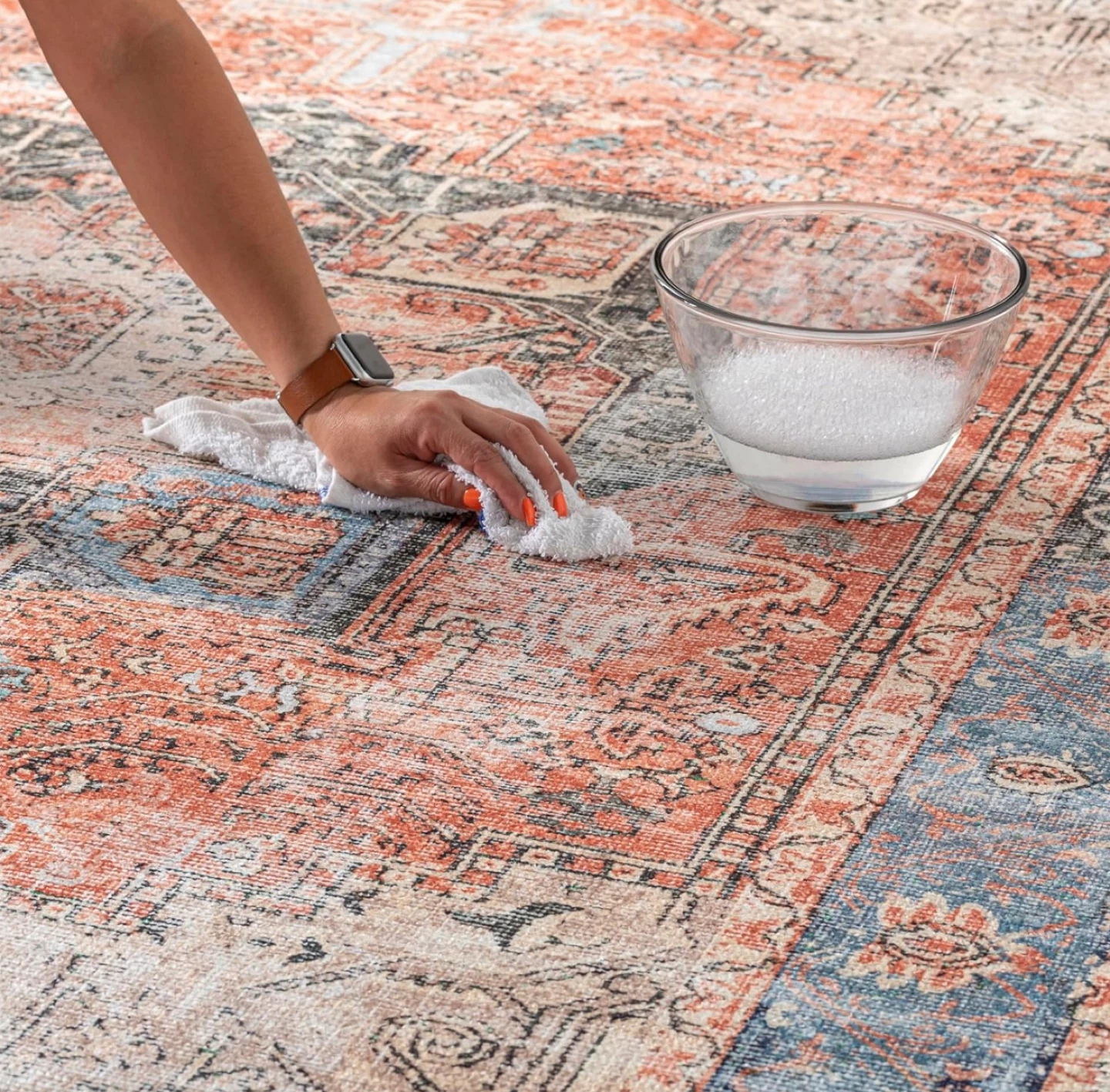LIVABLIST Amelie Vintage Washable Runner Rug 2'7" x 18' - photo 4