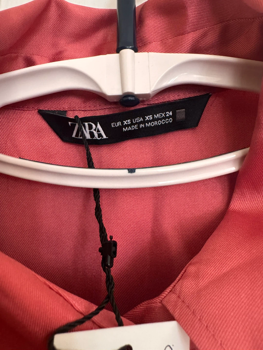 Zara Red Embellished Button Balloon Sleeve Blouse Size XS - photo 4