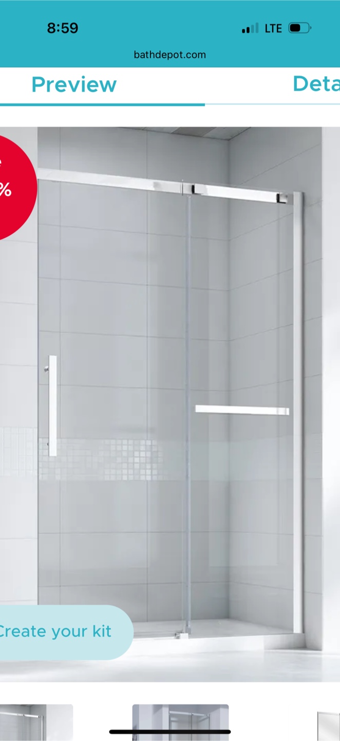Sliding Shower Door