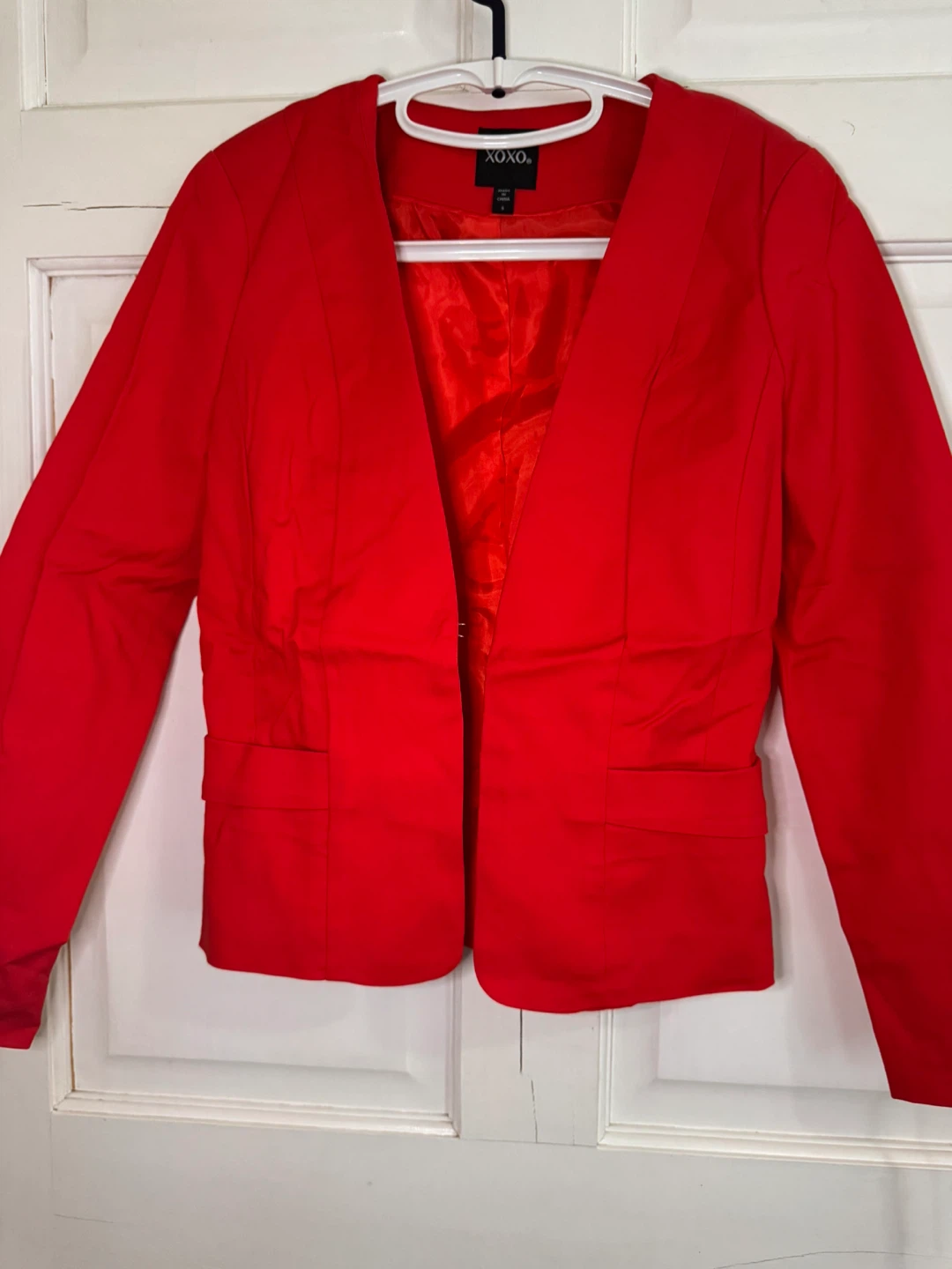 XOXO Red Blazer Size S