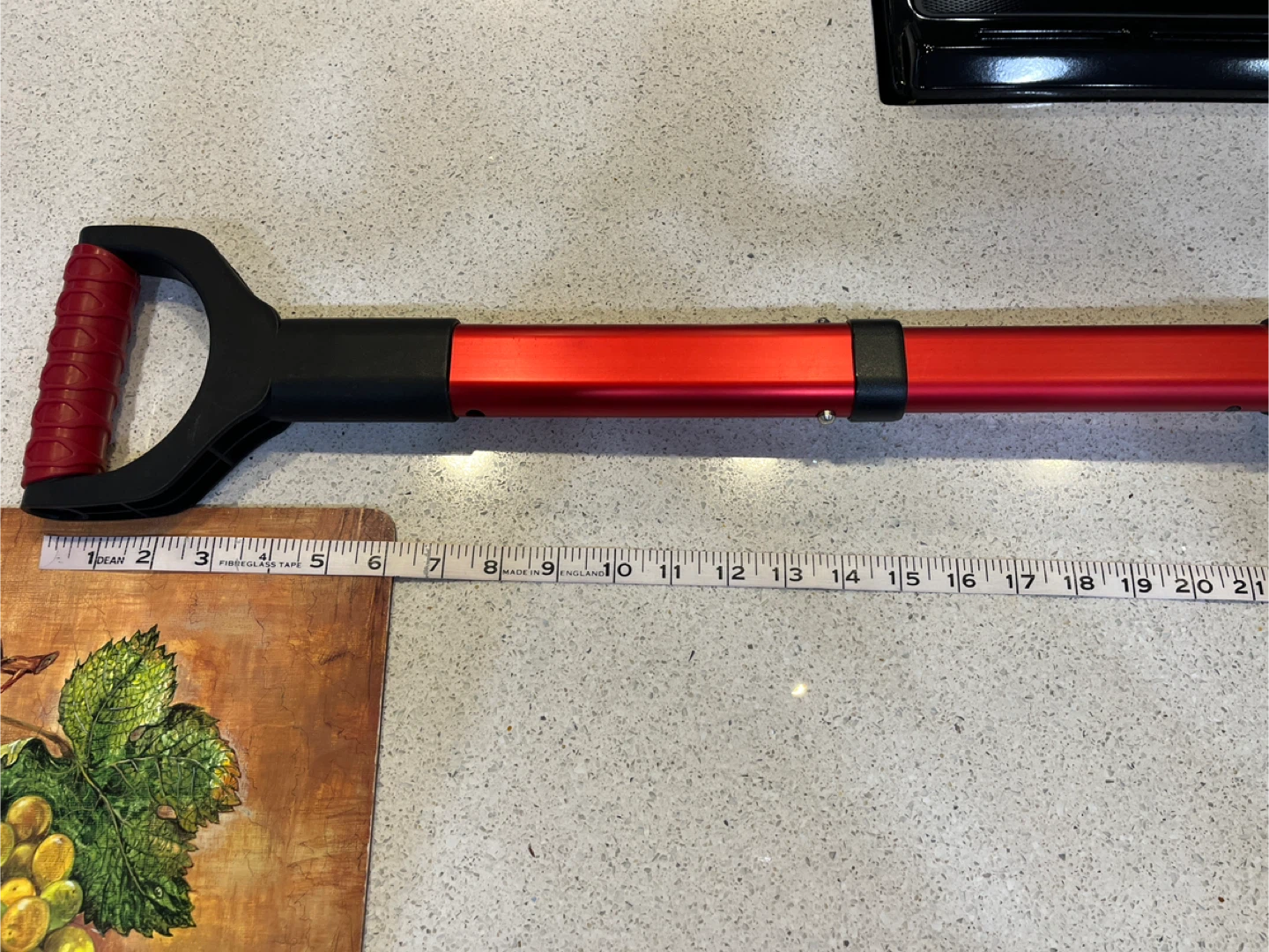 Red Adjustable Snow Shovel - photo 5