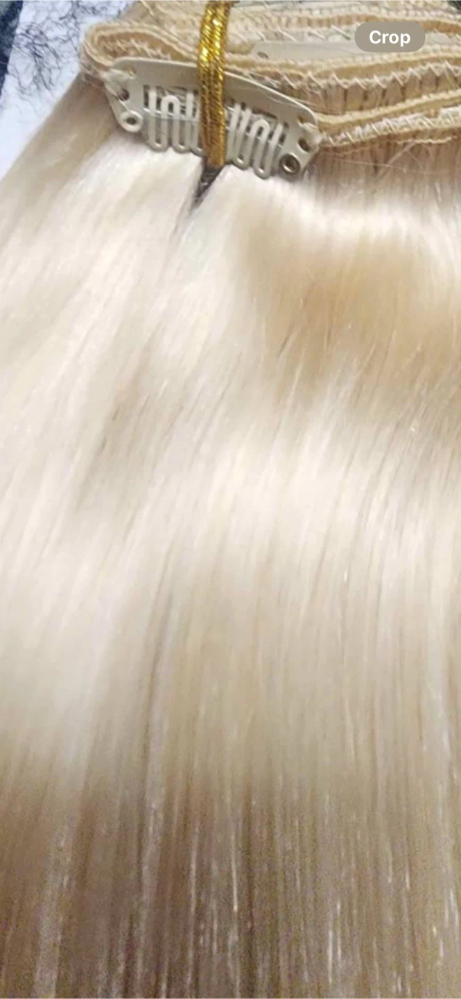 New SUYYA Clip In Hair Extensions - Blonde Human Hair - photo 2