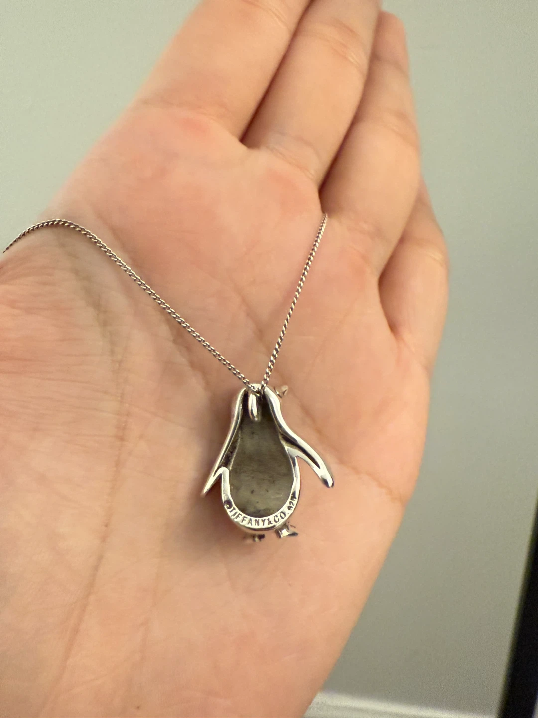 Tiffany & Co. Sterling Silver Penguin Pendant Necklace - photo 2
