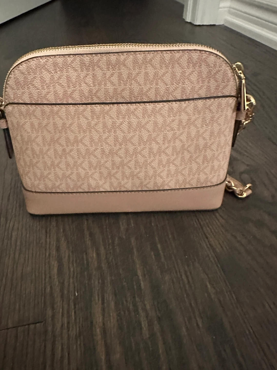 Brand new Michael Kors Pink MK Logo Dome Crossbody Bag - photo 2