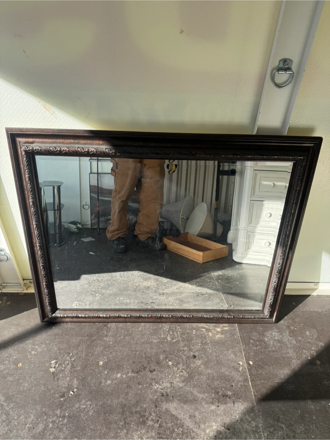 Ornate Brown Mirror