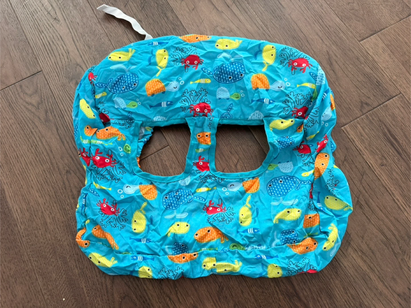 Portable 2-in-1 Shopping Cart & High Chair Cover - Blue Seaworld - photo 2