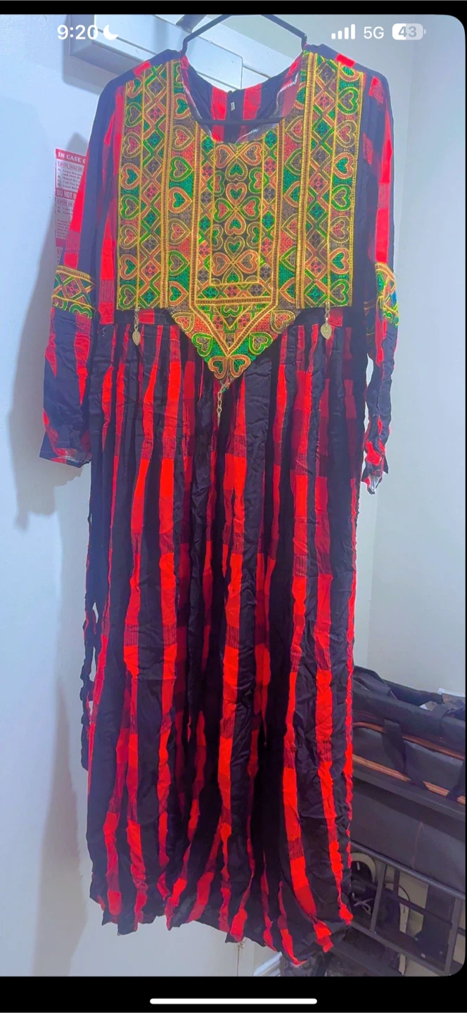 Embroidered Afghani Dress - photo 3