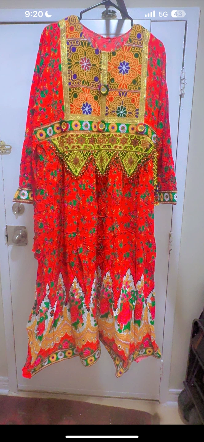 Embroidered Afghani Dress - photo 4